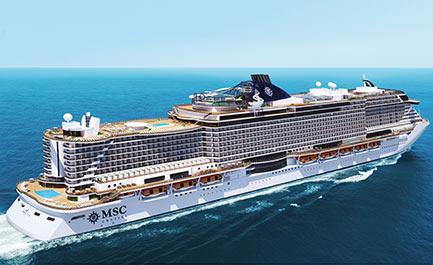 Bild des Kreuzfahrtschiffes MSC Seaview